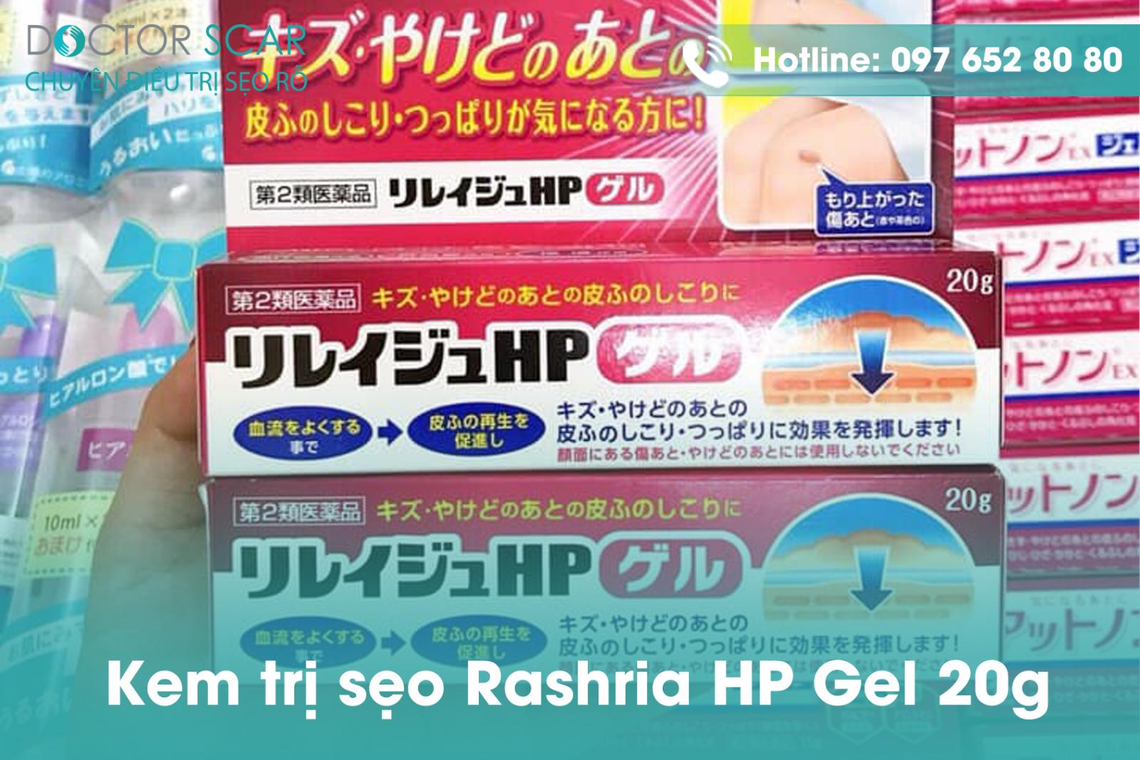 Kem trị sẹo Rashuria HP Gel 20g