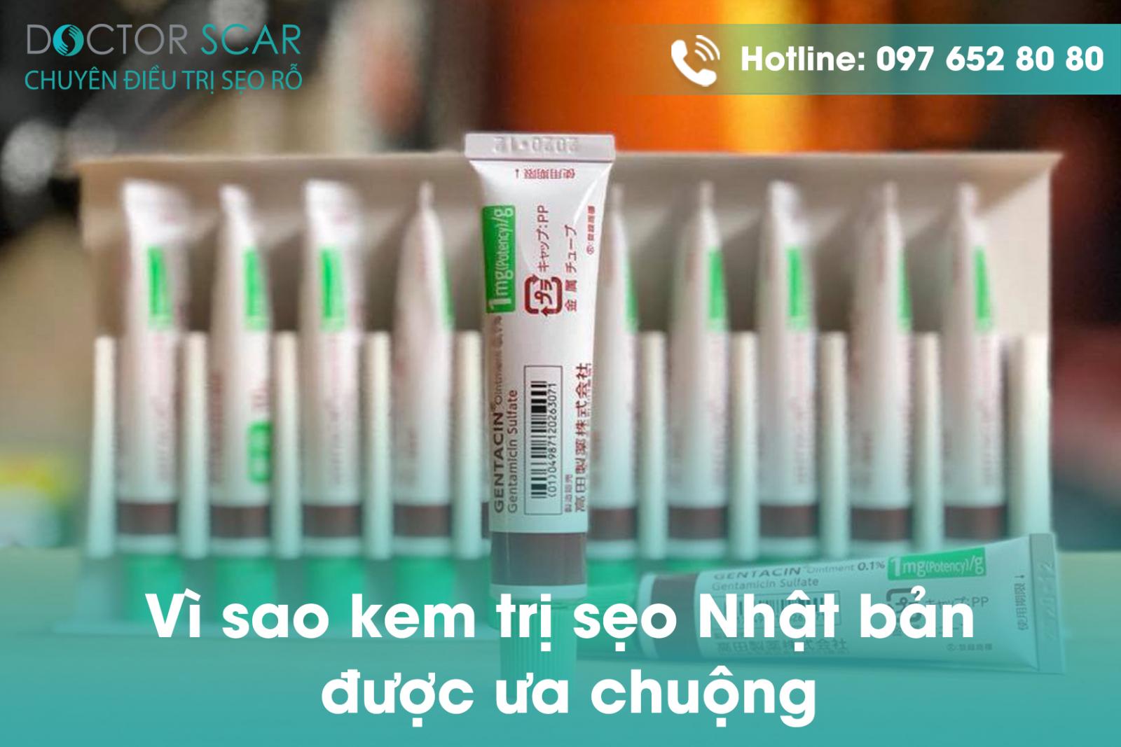 Vì sao kem trị sẹo Nhật Bản được ưa chuộng?