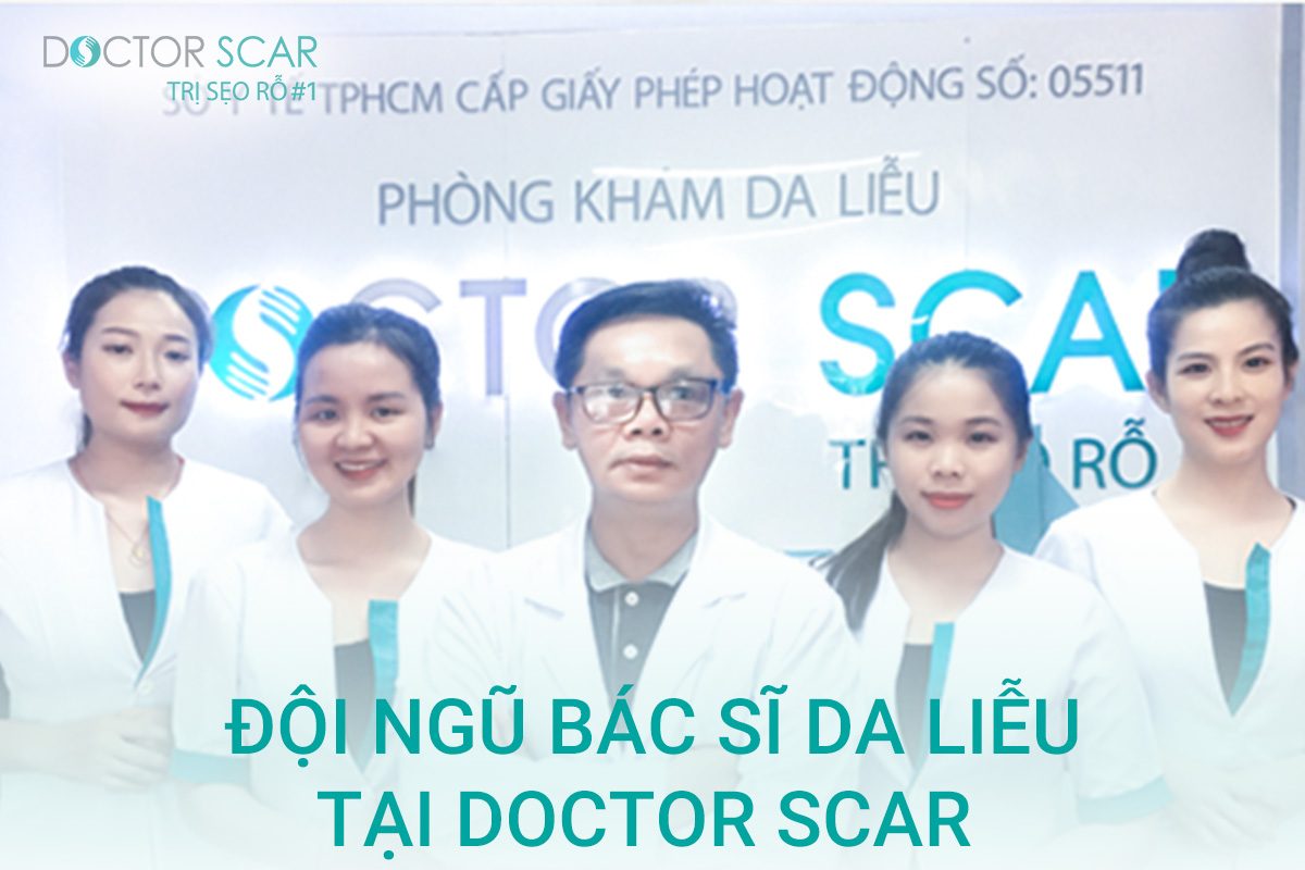 đội ngũ bác sĩ trị sẹo thâm sau tai nạn tại Doctor Scar