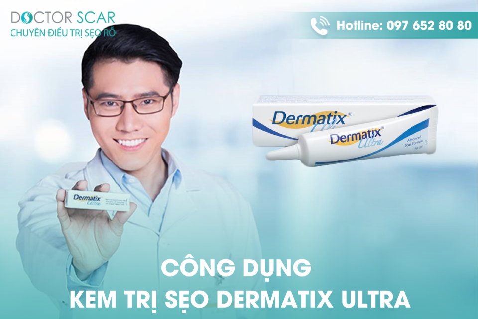 Công dụng của kem dermatix ultra