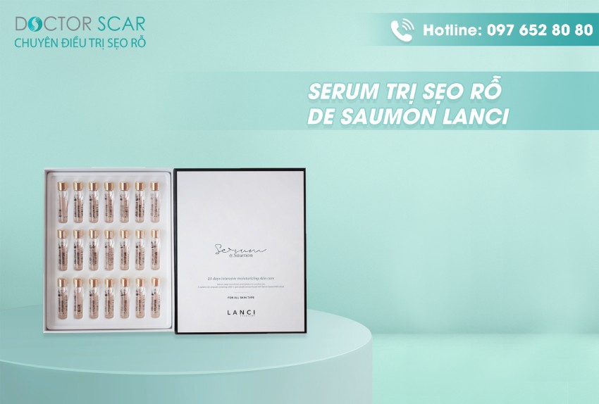 Serum làm đầy sẹo rỗ de saumon lanci