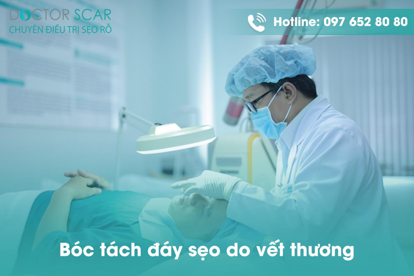 Bóc tách đáy sẹo do vết thương