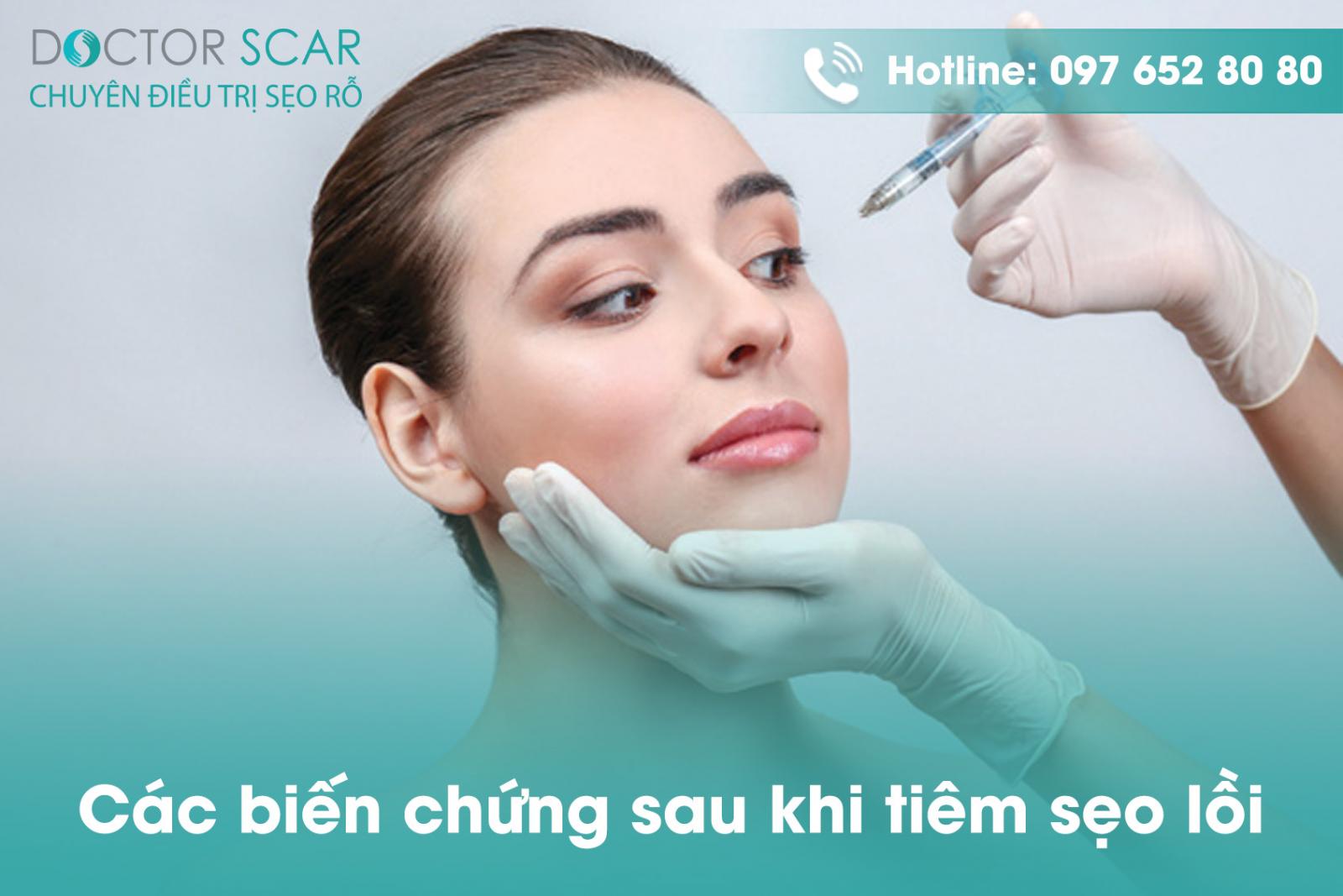 Các biến chứng sau khi tiêm sẹo lồi?