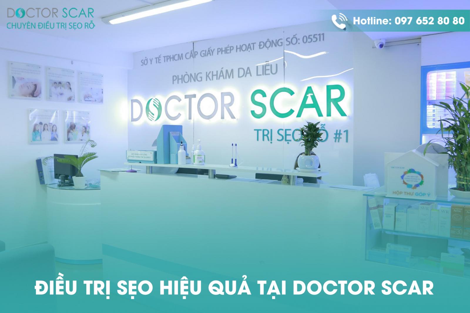 Doctor Scar là phòng khám da liễu chuyên điều trị sẹo rỗ hiệu quả.