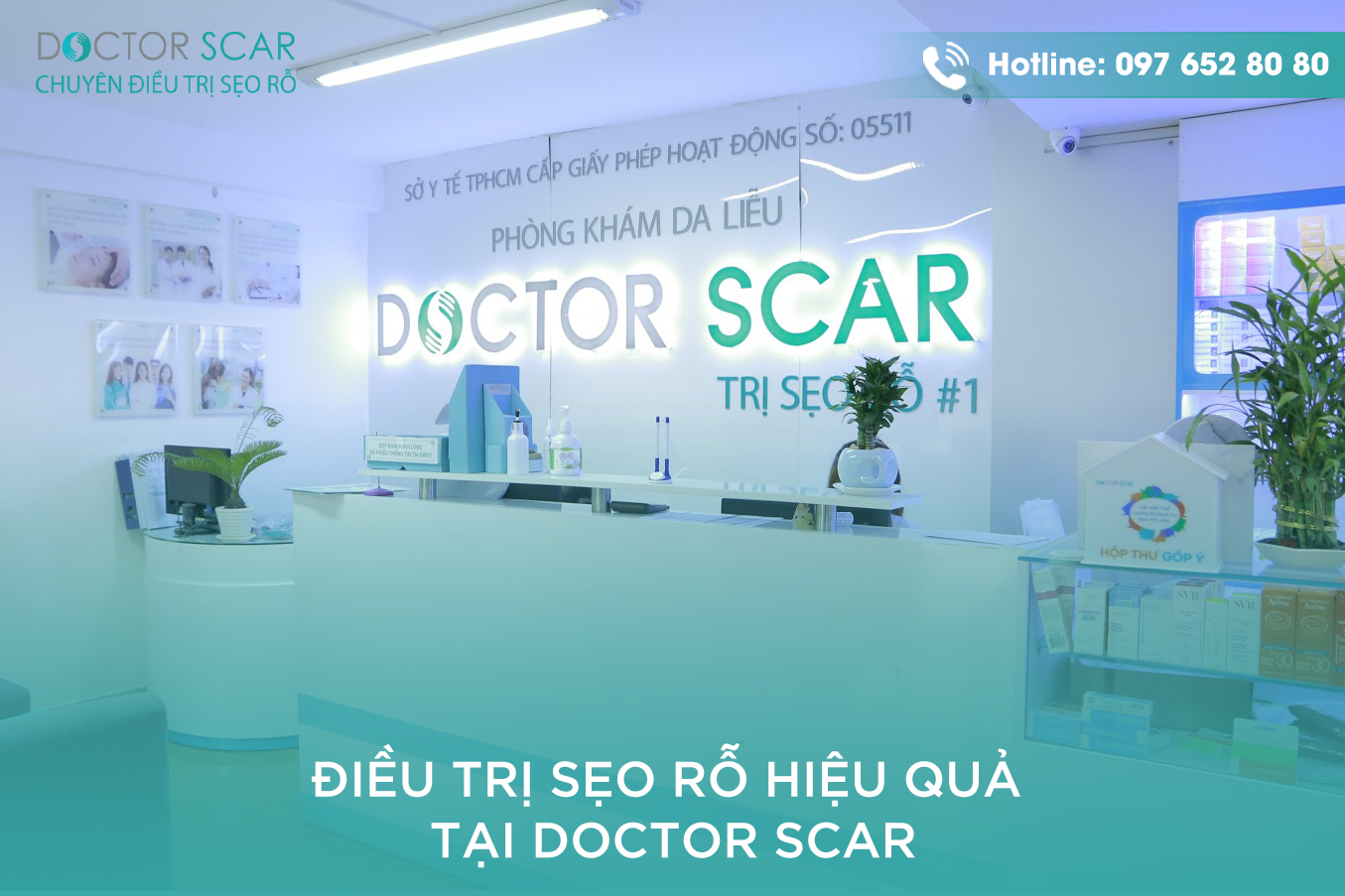 Điều trị sẹo rỗ ở đâu tốt tại TPHCM Phòng khám da liễu Doctor Scar chuyên điều trị sẹo rỗ