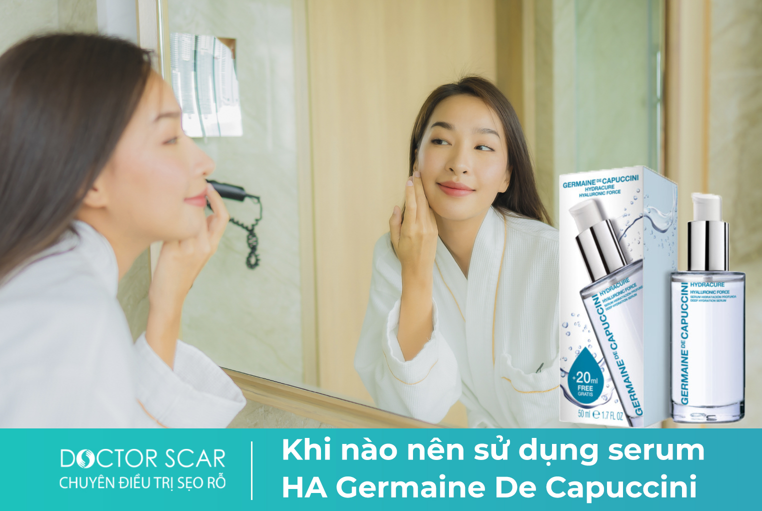 Germaine De Capuccini Hydracure Hyaluronic Force nên dùng khi nào