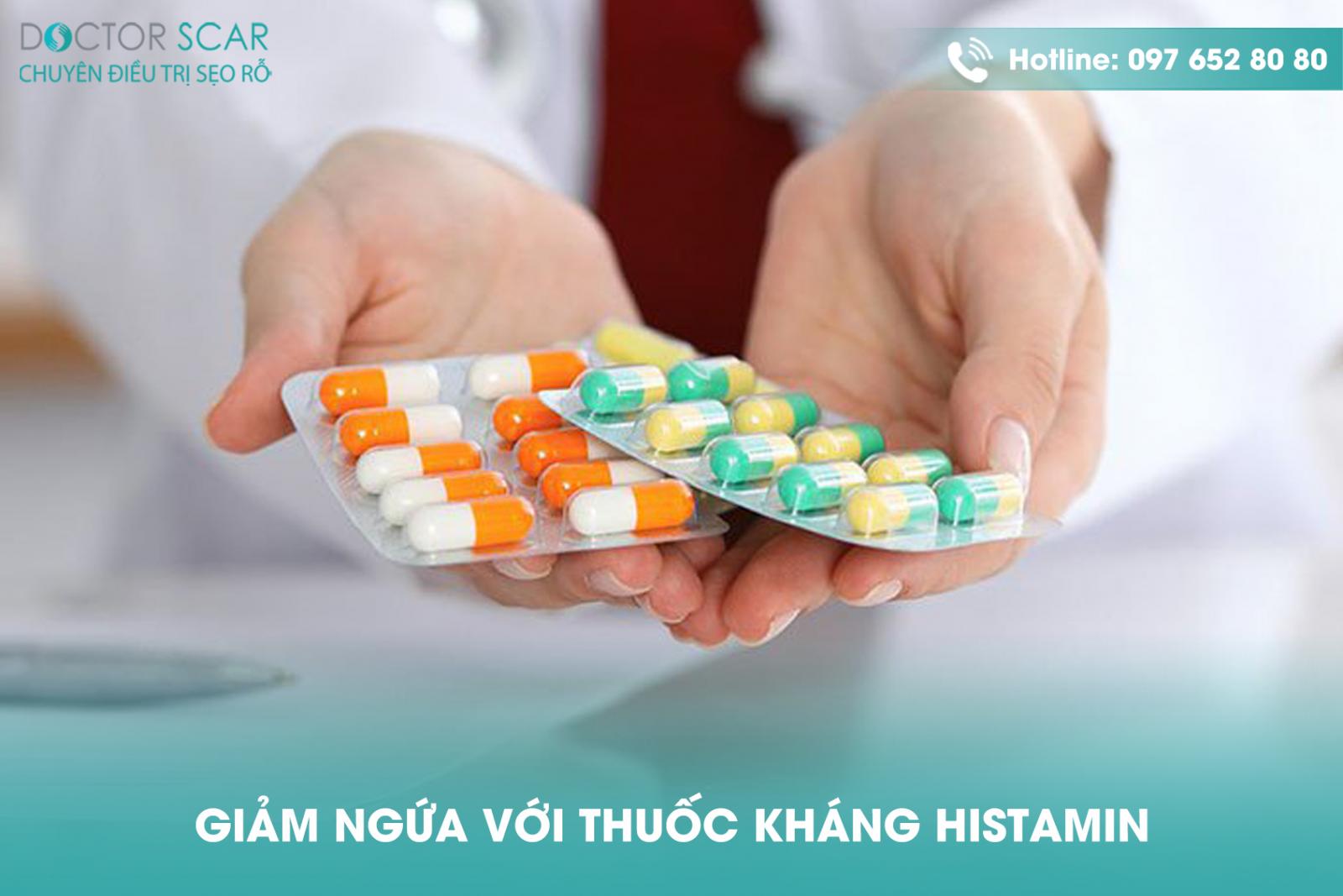 Giảm ngứa với thuốc kháng histamin