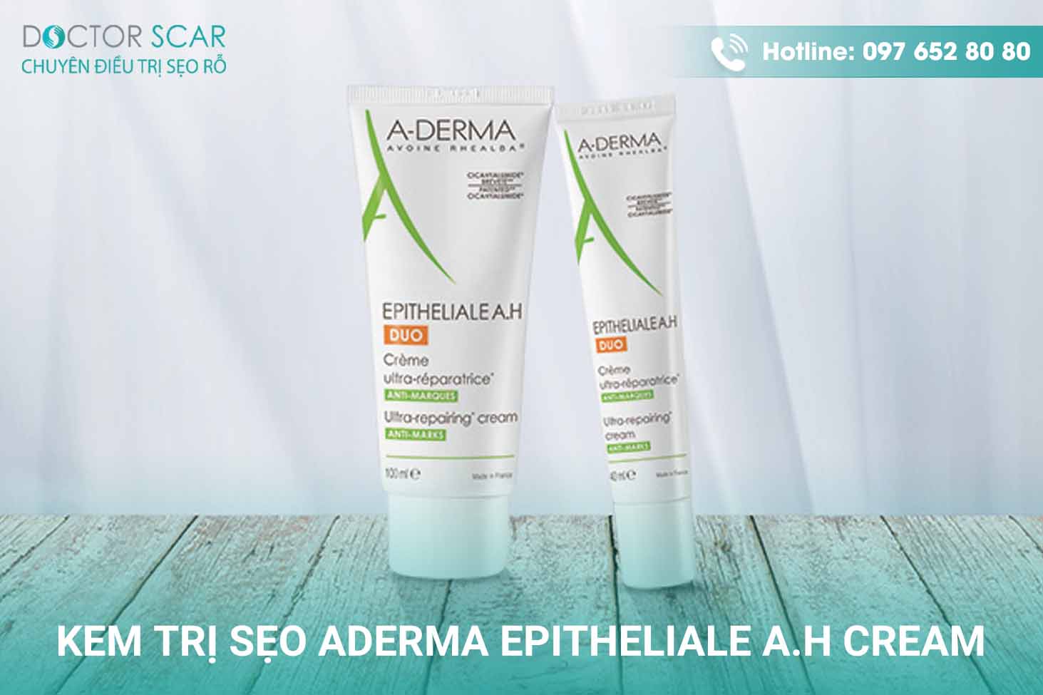 Kem trị sẹo Aderma Epitheliale A.H Cream