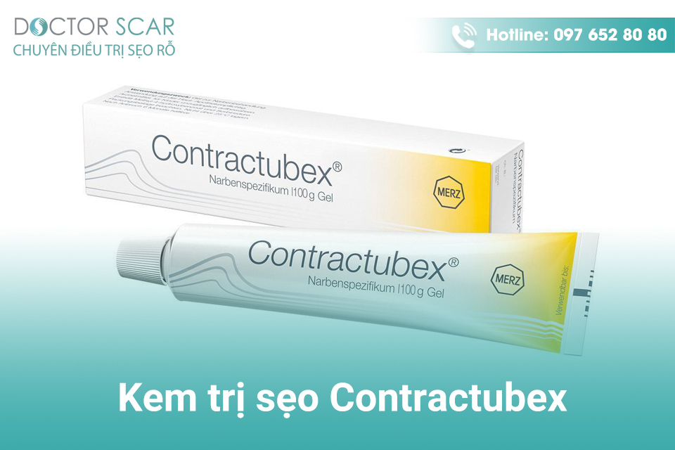 Kem trị sẹo mới kéo da non Contractubex 