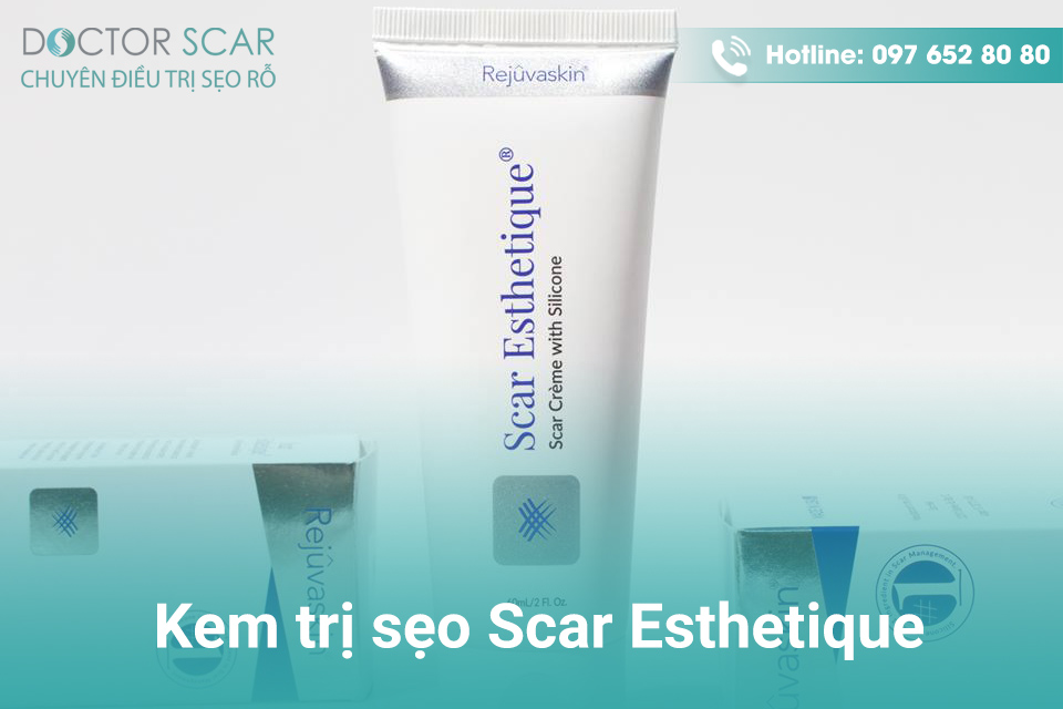 Kem trị sẹo mới kéo da non Scar Esthetique