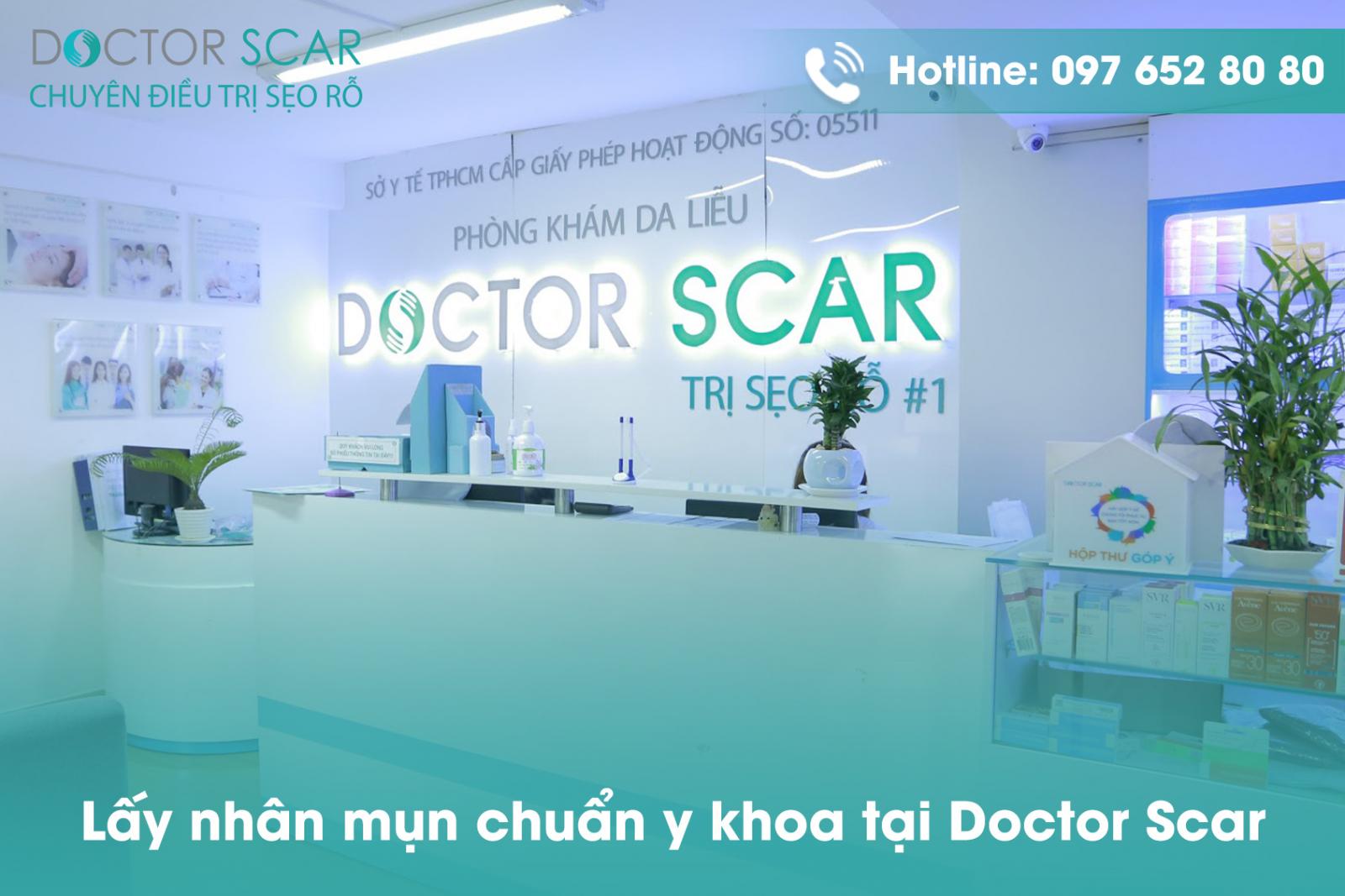 Lấy nhân mụn chuẩn y khoa tại Doctor Scar