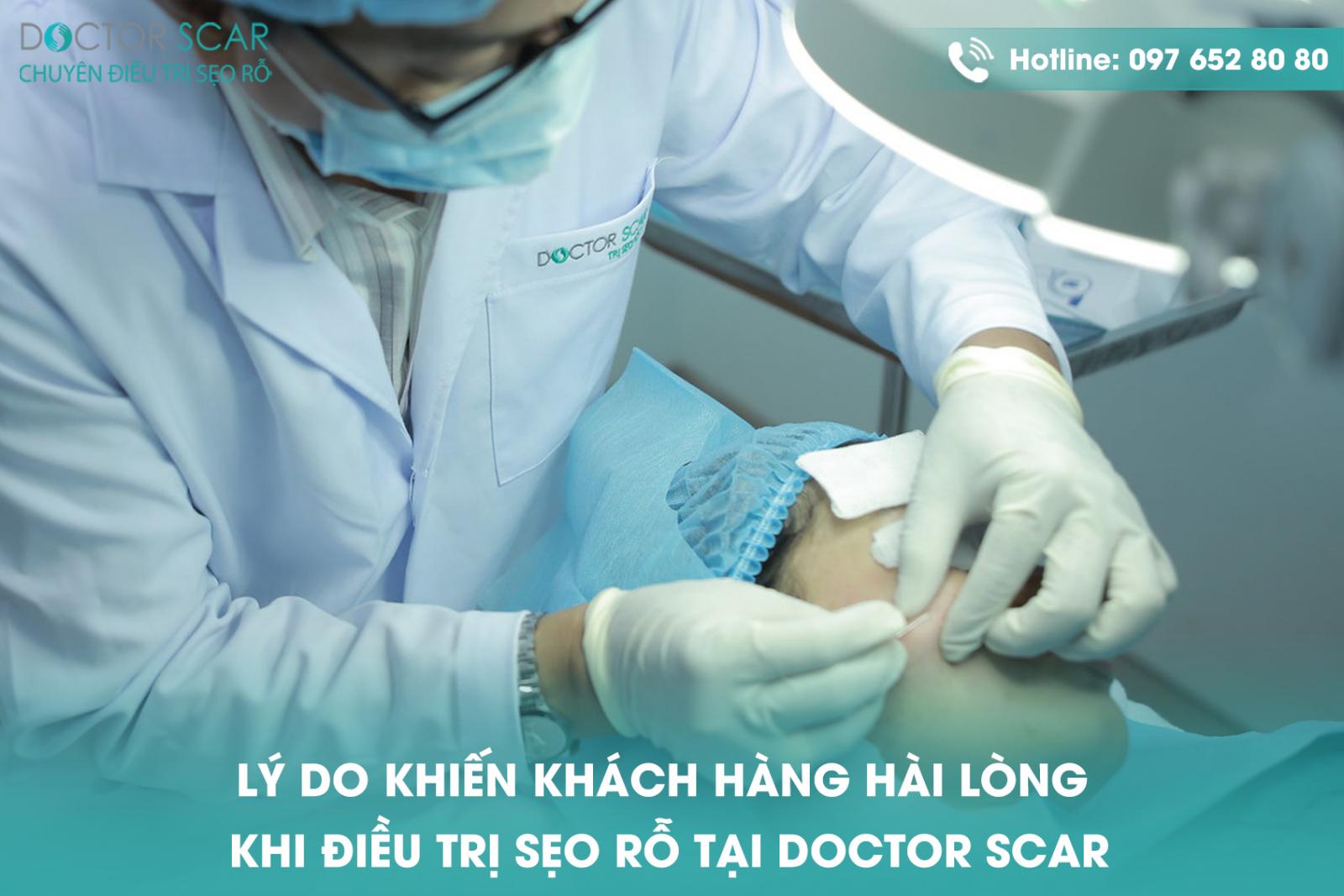 Lý do khiến khách hàng hài lòng khi điều trị sẹo rỗ tại Doctor Scar