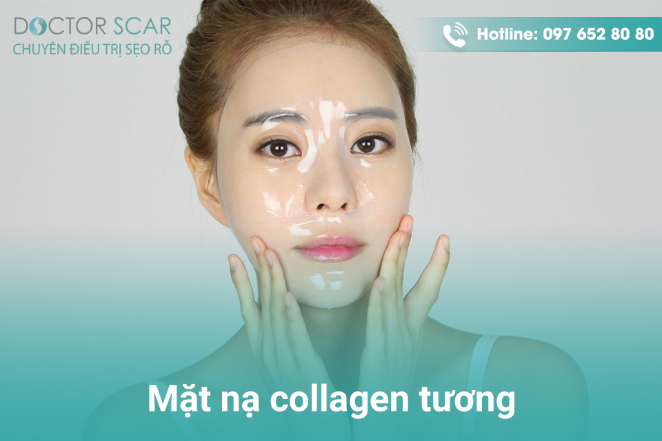 Mặt nạ collagen tương.