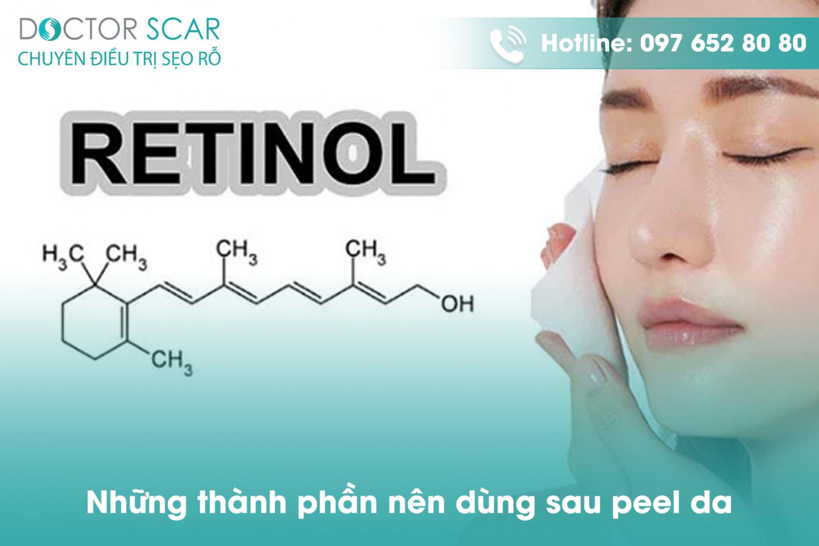 Những thành phần nên dùng sau peel da