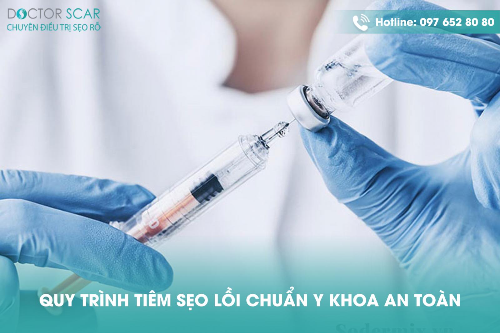 Quy trình tiêm sẹo lồi chuẩn y khoa an toàn