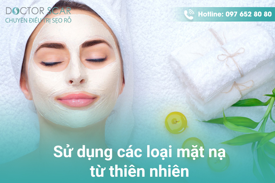 Trị sẹo mới kéo da non từ các loại mặt nạ từ thiên nhiên