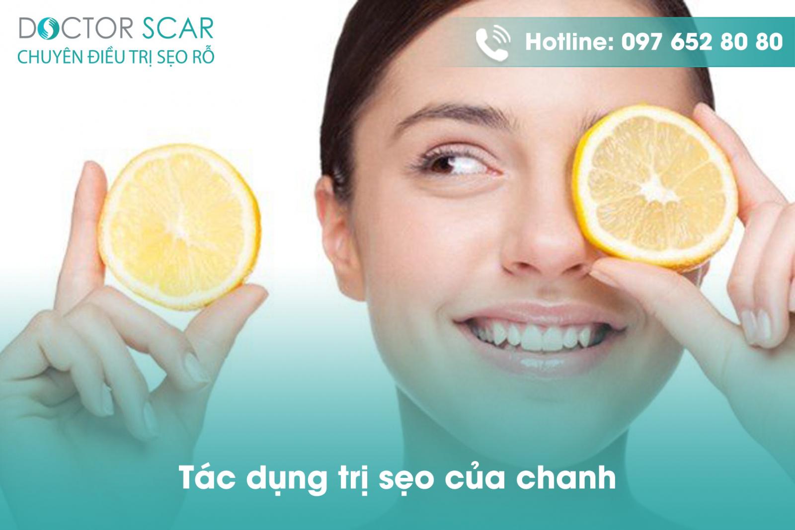 Tác dụng trị sẹo của chanh