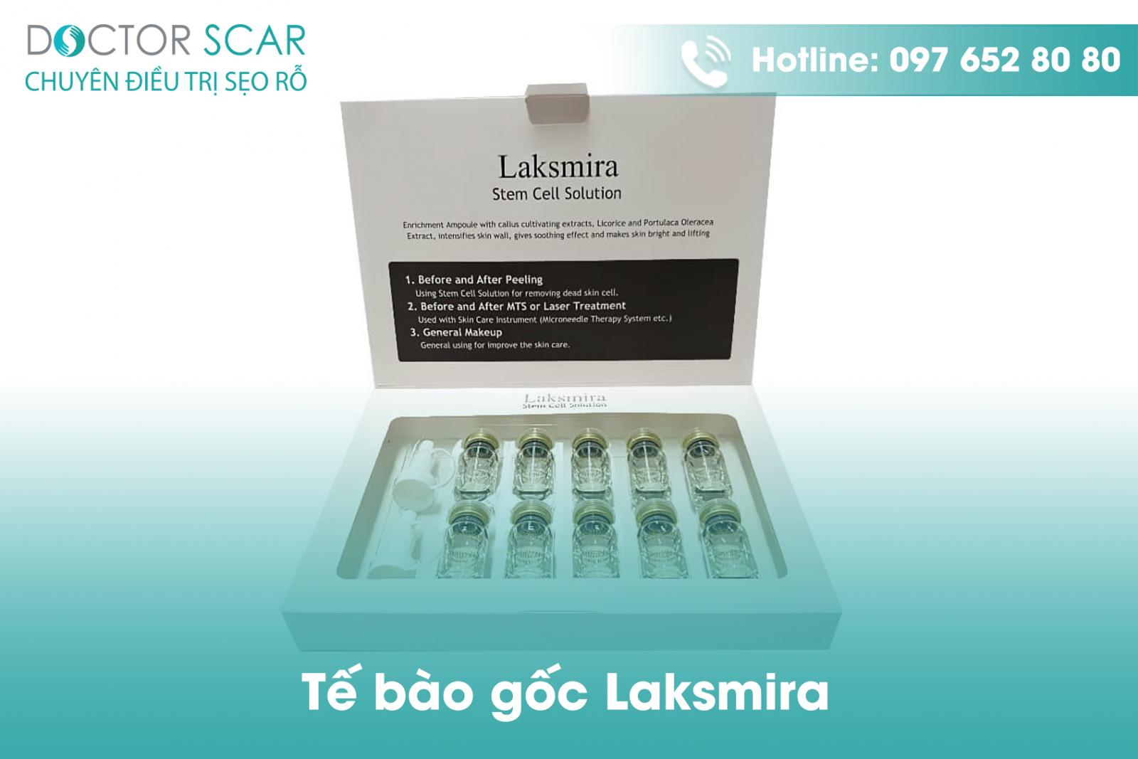 Tế bào gốc trị sẹo rỗ Laksmira