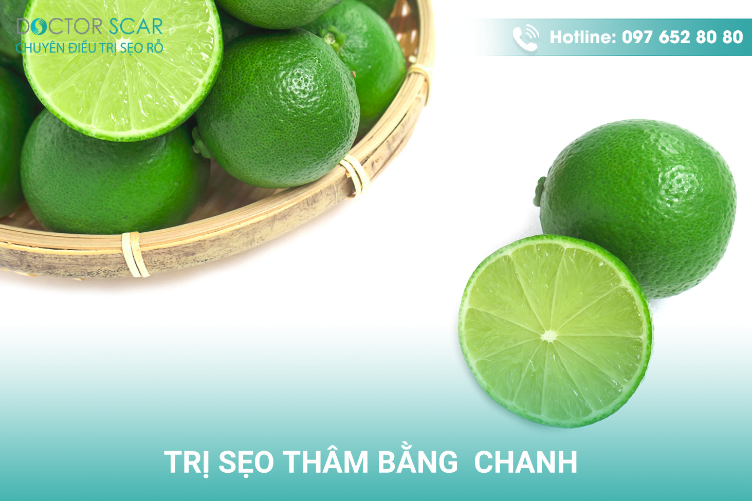 Trị sẹo thâm bằng chanh tươi