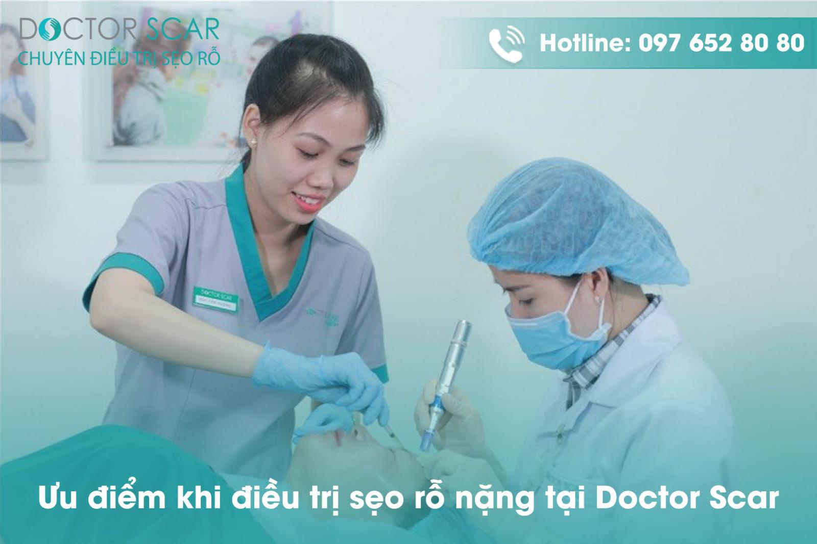 Ưu điểm khi điều trị sẹo rỗ nặng tại Doctor Scar