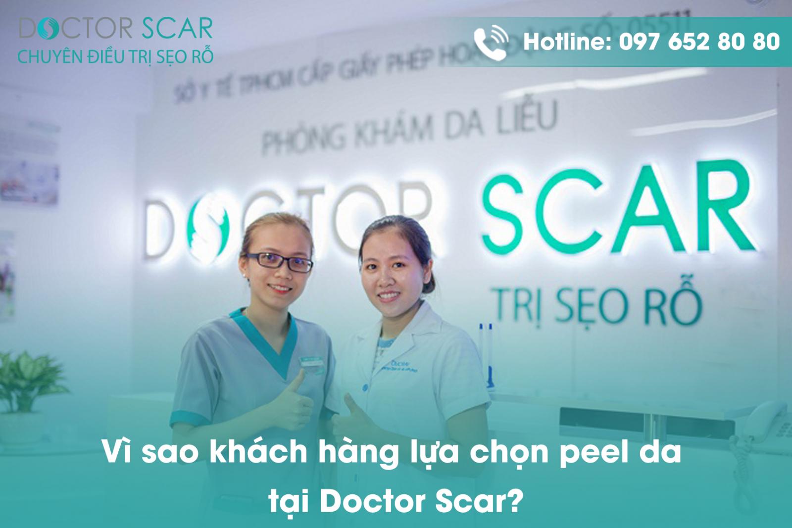 Vì sao khách hàng lựa chọn peel da tại Doctor Scar?