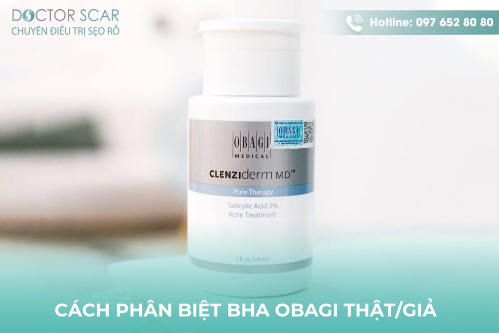 cách phân biết bha obagi thật giả