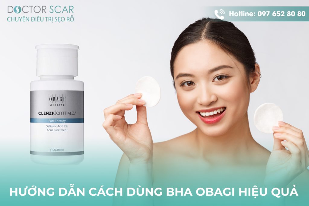 cách sử dụng bha obagi trong chăm sóc da và phục hồi da sau điều trị