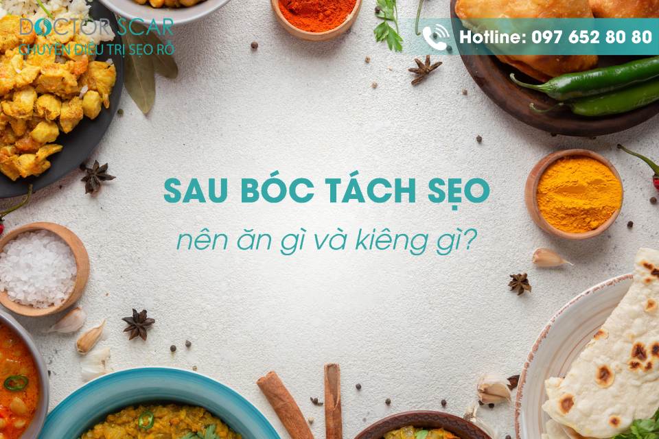 Bóc tách đáy sẹo nên ăn gì?