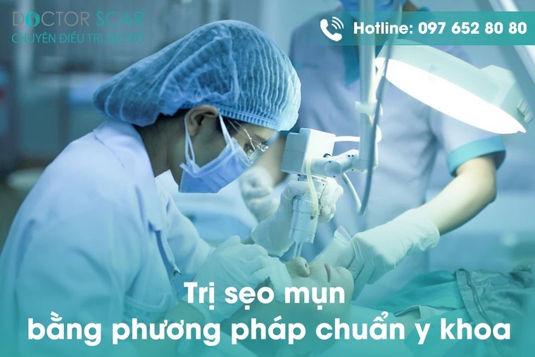 Trị sẹo mụn bằng phương pháp chuẩn y khoa