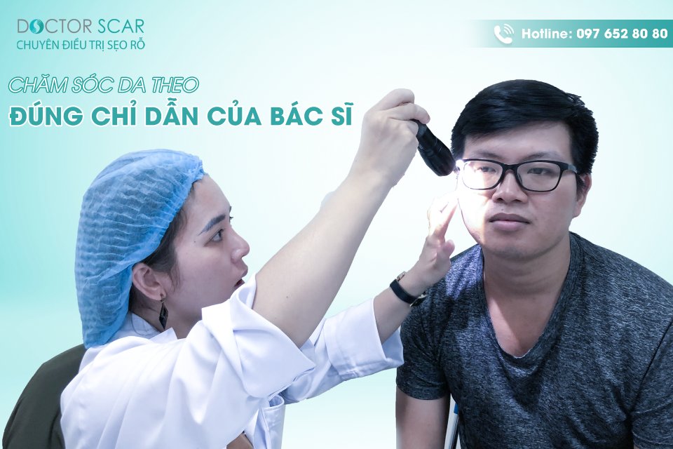 Hướng dẫn cách chăm sóc da sau chấm tca chuẩn