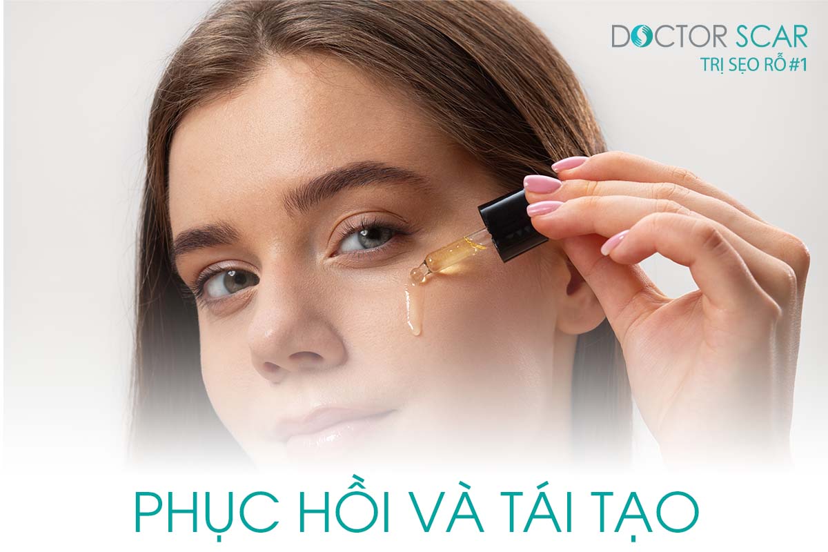 chăm sóc da sau lấy nhận mụn giúp phục hồi và tái tạo da