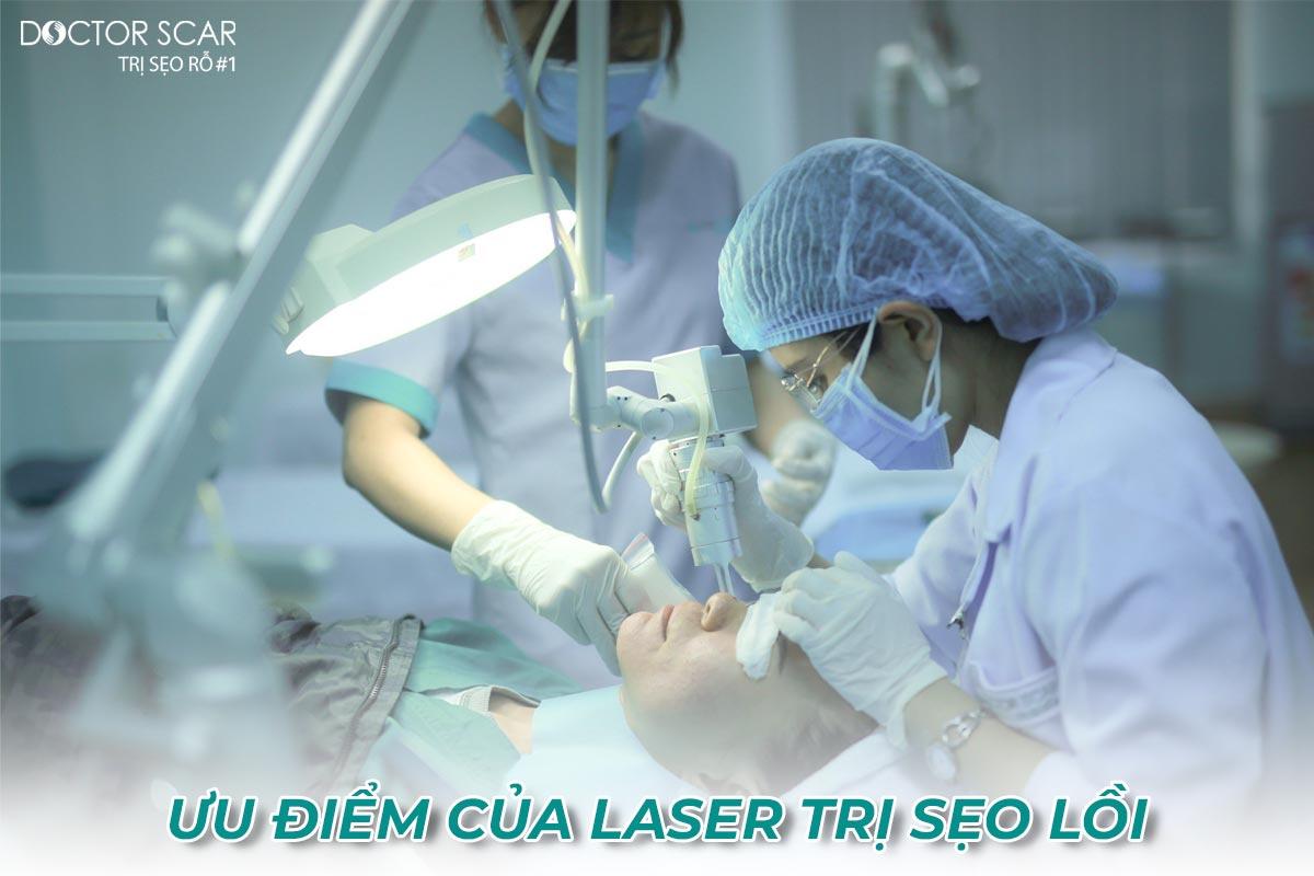 Ưu điểm của việc điều trị sẹo lồi bằng laser co2