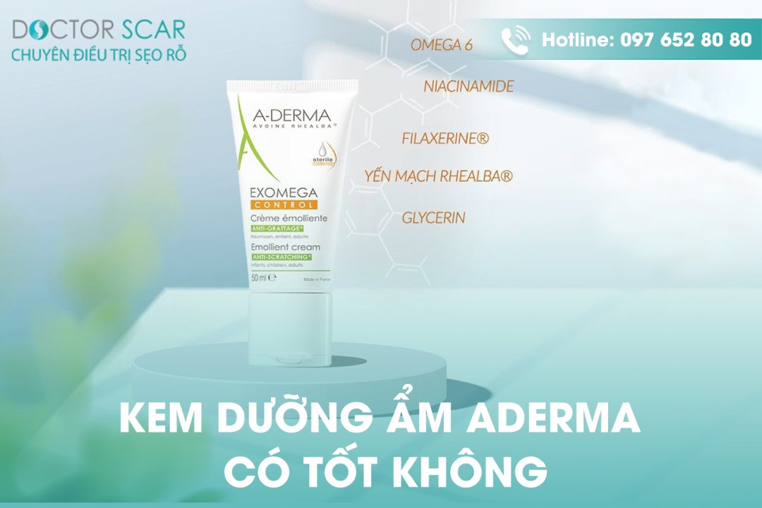 kem dưỡng ẩm Aderma có tốt không?