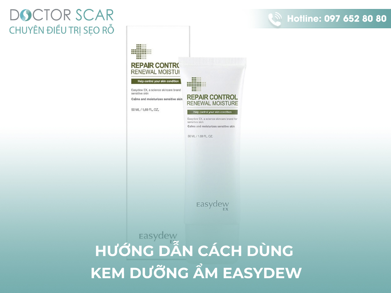 Cách dùng kem dưỡng ẩm easydew