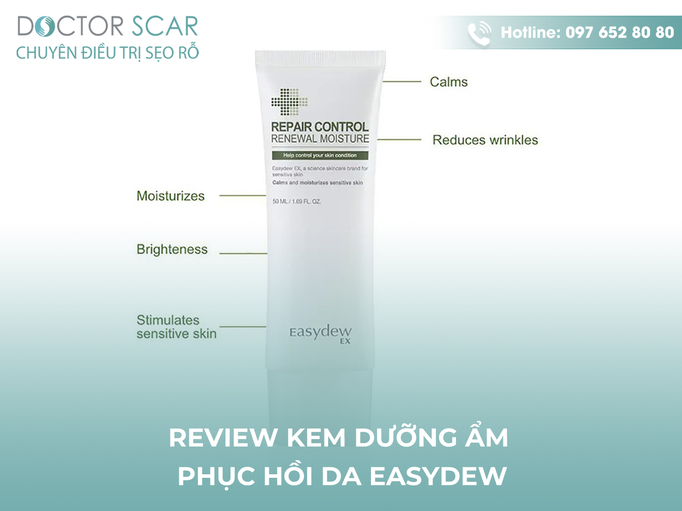 Kem dưỡng ẩm EasyDew Ex Repair Hàn Quốc