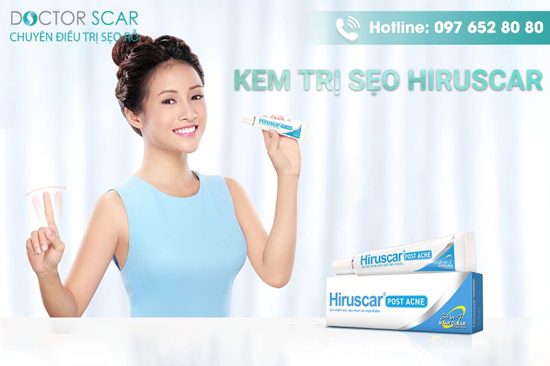 Kem trị sẹo rỗ hiruscar