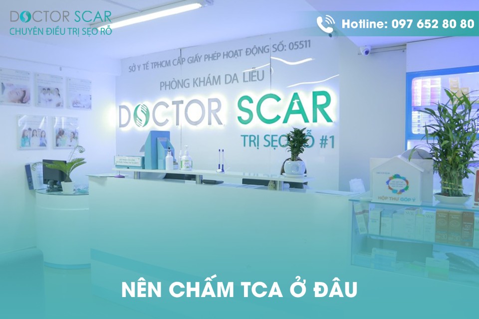 Chấm tca trị sẹo rỗ tại nhà không nên, vậy nên chấm tca ở đâu