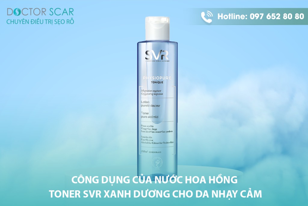 Công dụng của toner svr màu xanh dương