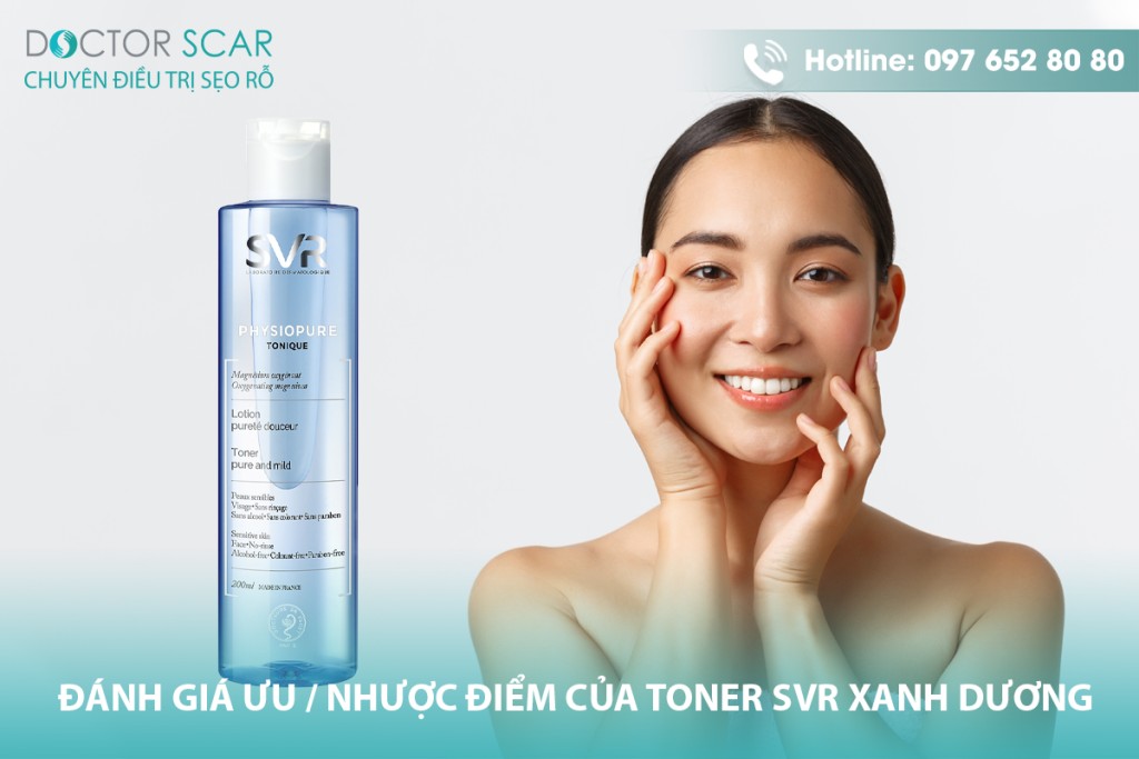 Review toner svr màu xanh dương