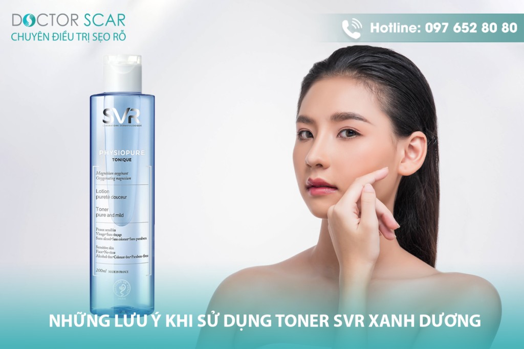 Những lưu ý khi dùng sản phẩm svr màu xanh dương cho da nhạy cảm