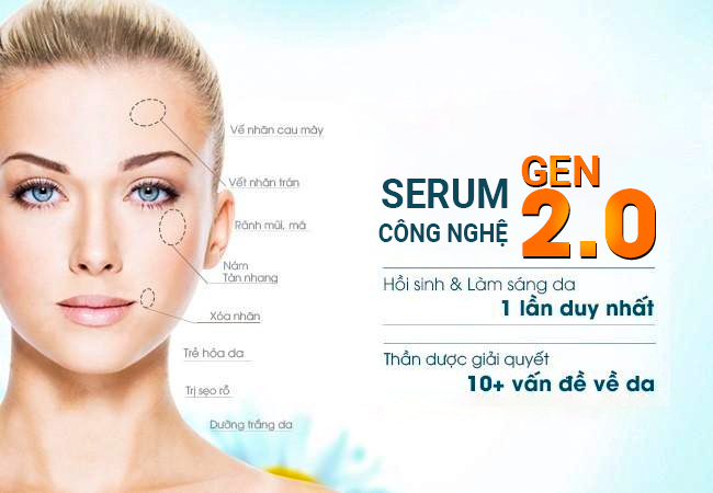 Phương pháp Lăn kim - Serum Công nghệ Gen 2.0 có nhiều ưu điểm vượt trội