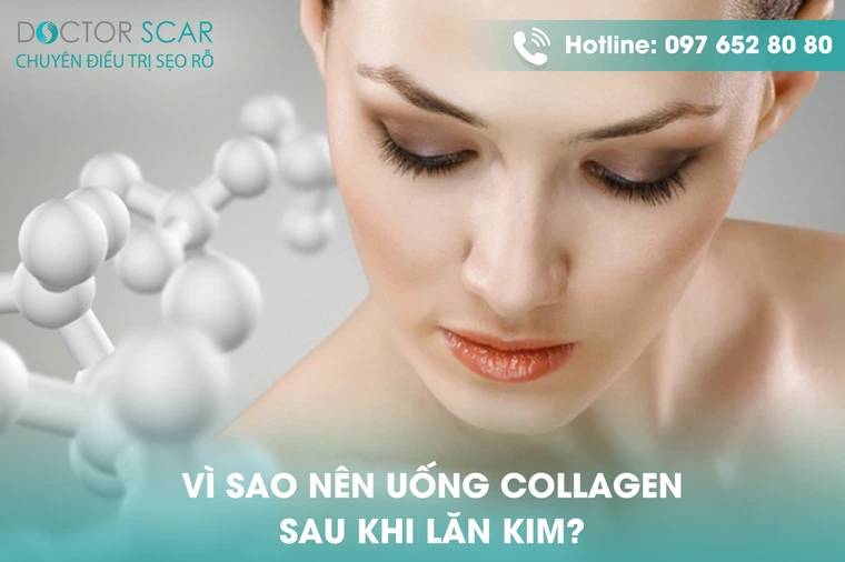 Sau khi lăn kim có nên uống collagen