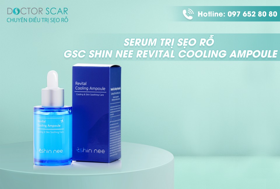 Serum đặc trị sẹo rỗ collagen shin nee revital cooling