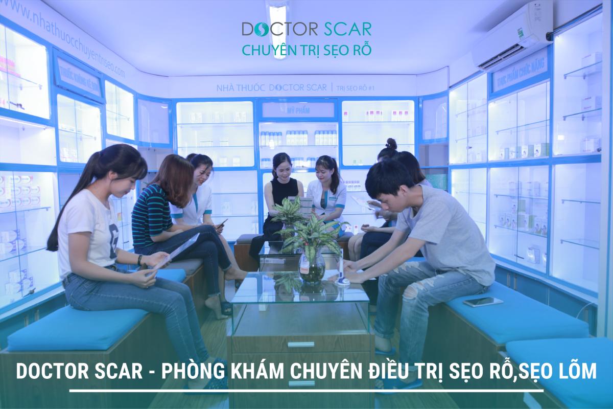 Trị sẹo lõm tai nạn tại phòng khám da liễu Doctor Scar