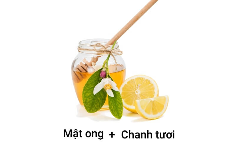 trị sẹo rỗ bằng mật ong và chanh tươi