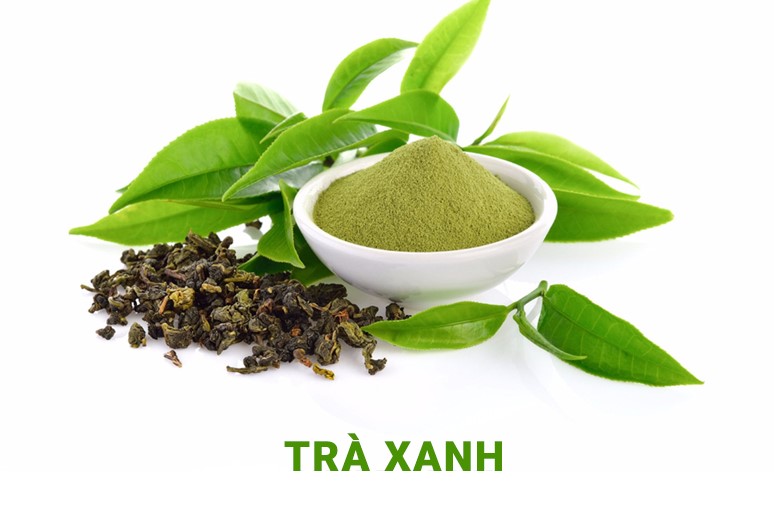 thảo dược trị sẹo rỗ - trà xanh cây thảo dược phổ biến