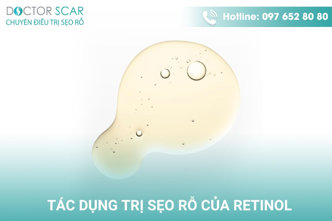 retinol có trị sẹo rỗ không