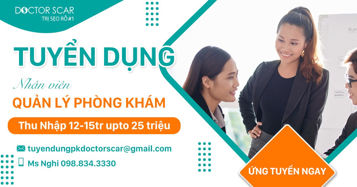 tuyển quản lý phòng khám da liễu tại tphcm