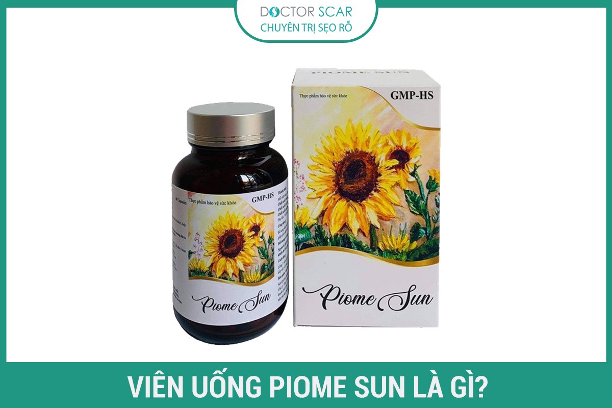 Viên uống chống nắng piome sun là gì