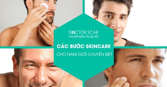  các bước skincare da mụn 